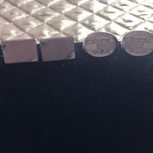 Two pair of vintage men’s cuff links